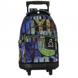 Kompakter Rucksack mit Rollen Campro Print Perona 58789 | Perona Bags